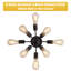 Plafonnier semi-encastré 8 lumières 22,05 po Naumann-872996020