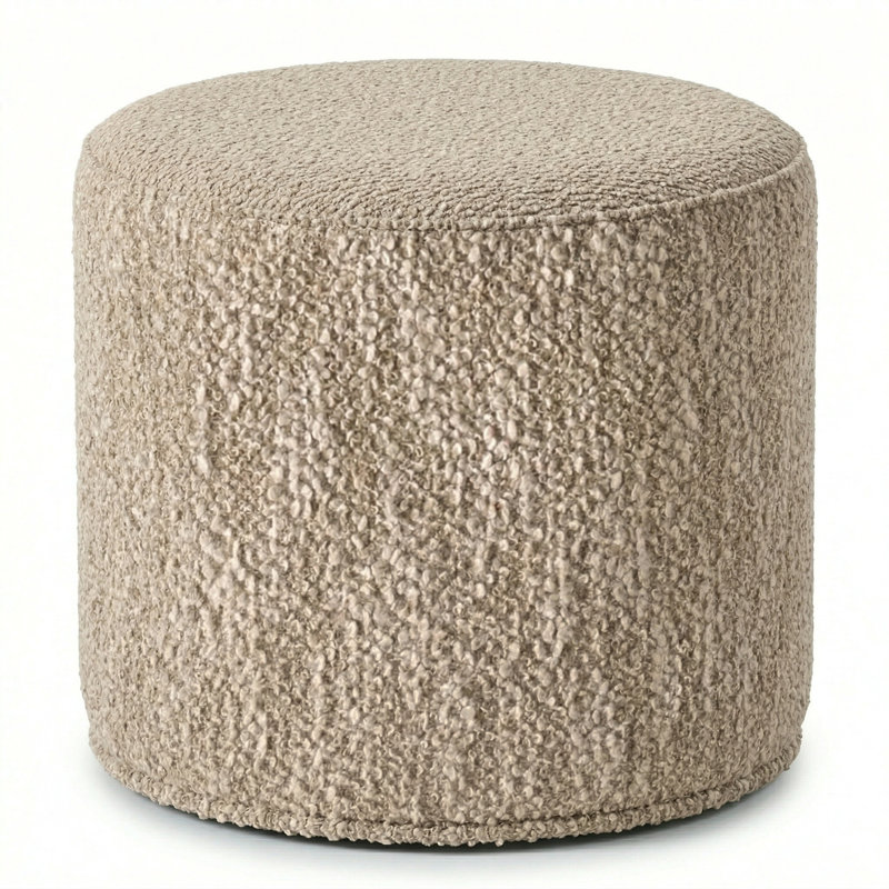 Berlin Gardens Lilly Hive 20" Round Pouf, Dune