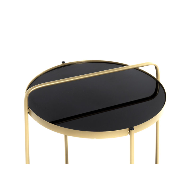 Sedillo Glass Top End Table