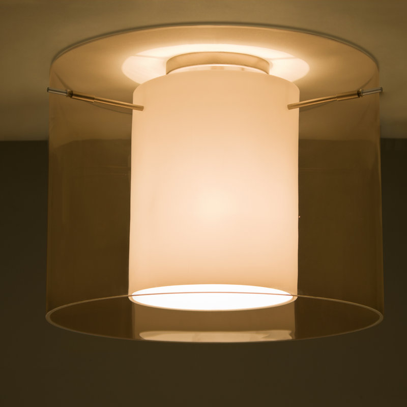 Plafonnier semi-encastré d’extérieur Morena, H 10,63 po x l 11,75 po x P 11,75 po, Armagnac