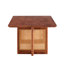 Table basse de style chinois de couleur noyer - Bois massif rectangulaire, pour la maison et le bureau Petite famille, couleur, bois pour le salon