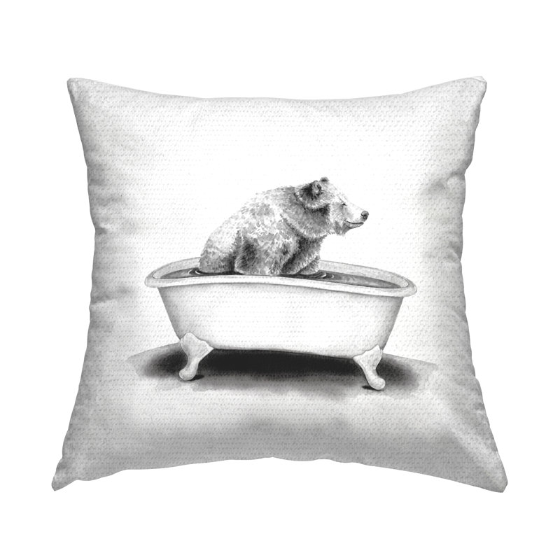 Coussin extérieur Bear in Bathaign