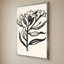 «Ink Flower I Cream» par Sara Zieve Miller - Impression sur toile-2081713832-2081713845