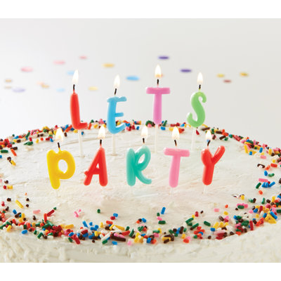 Lets Party Candle Set