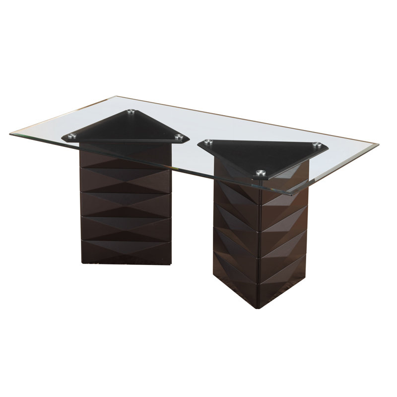 Solid Wood Base Dining Table