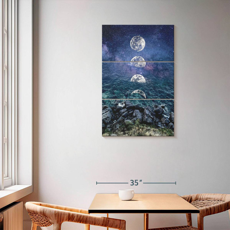 Oberle Moon Galaxy, 57" H x 36" W