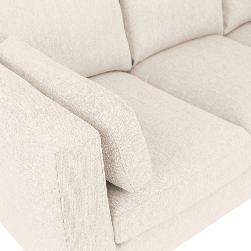 3 Seater Sofa & Chaise, Beige