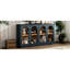 Armoire de rangement - Bleu marine. 4 portes avec tablettes réglables pour la maison. Élégant buffet bleu marine. Salle à manger. Fabrication.