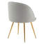 Chaise d'appoint rembourrée en velours Cohen-1312162172