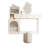 Makeup Vanity with Light mirror,2 drawers,1 chair