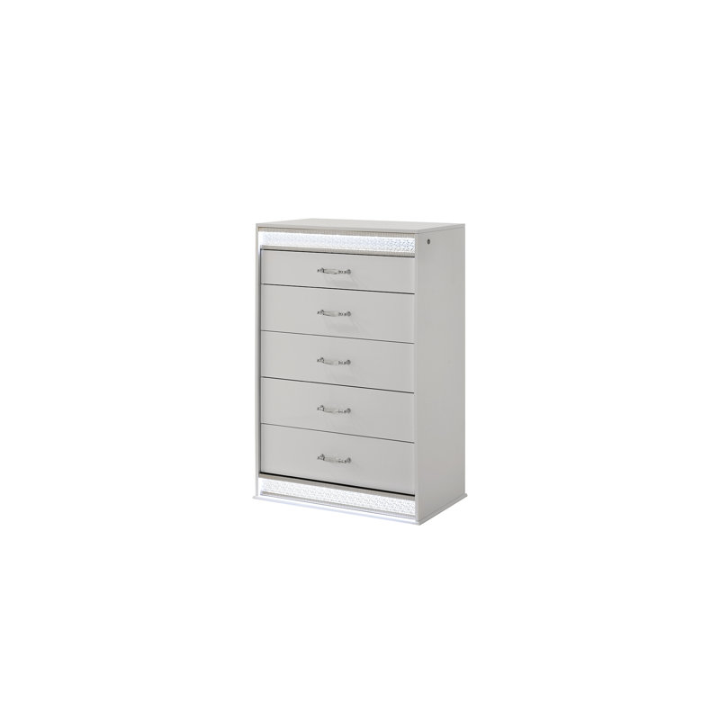 Commode 5 tiroirs Glam