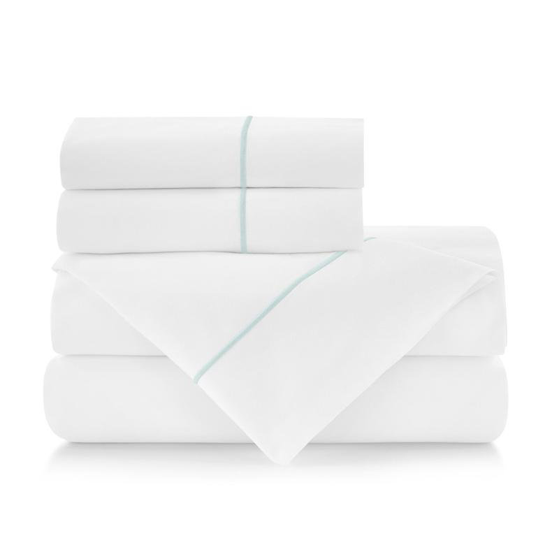 Boutique 200 100% Cotton Sheet Set, Queen Sheet Set with 2 Pillowcases, Platinum