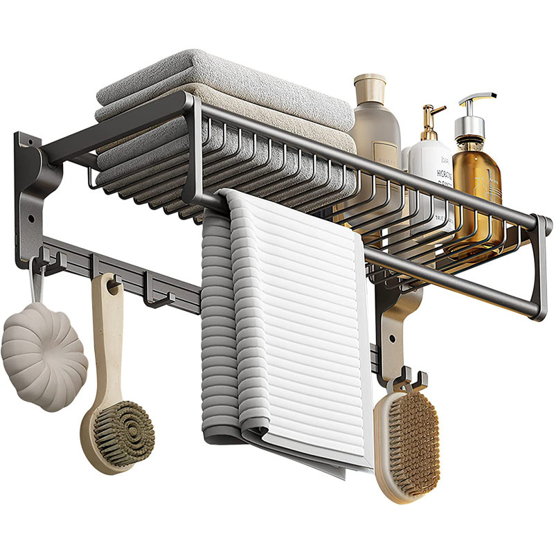 4 Wall Towel Rack