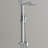Wall Mounted Solid Brass 3-Function Temperature Control Outdoor Shower with Handheld Shower Head and Footwash-99145099