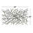 Dark Gray Metal Overlapping Lines Geometric Home Wall Decor