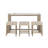 D1321 Console Sofa Table With Stools