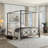 Edmont Metal Canopy Bed-32735733