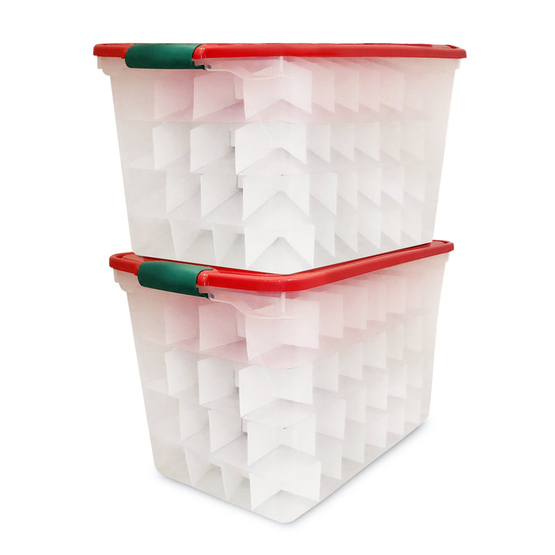 Homz Plastic Storage Tub & Tote