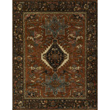 Momeni Karajeh Wool And Cotton Hand Knotted Area Rug 9'' X 12''