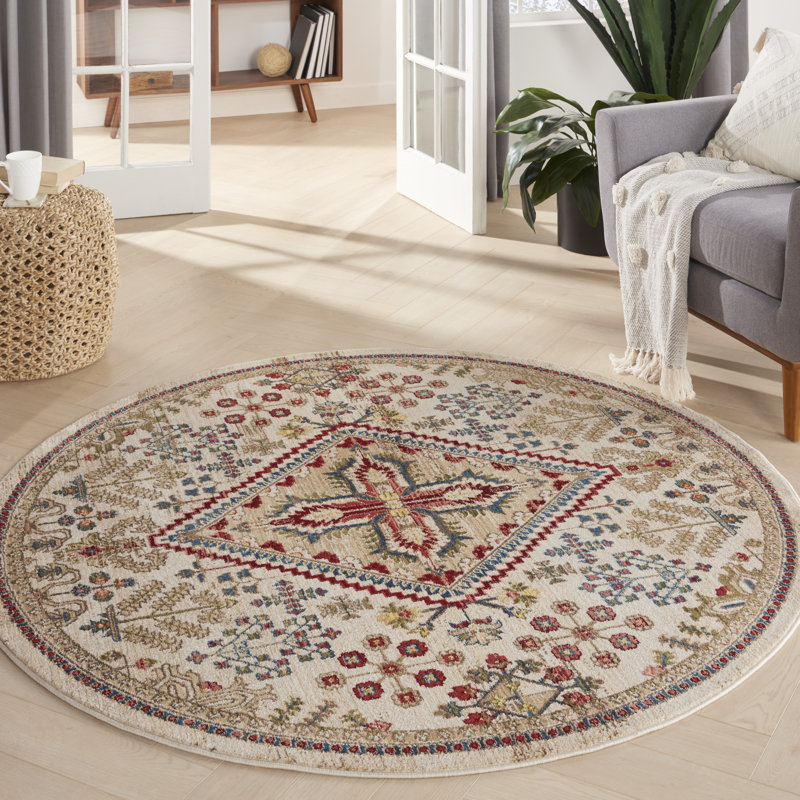 Oriental Indoor Rug, Round 6'