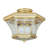 Cerca Glass Semi Flush Mount-2140276564