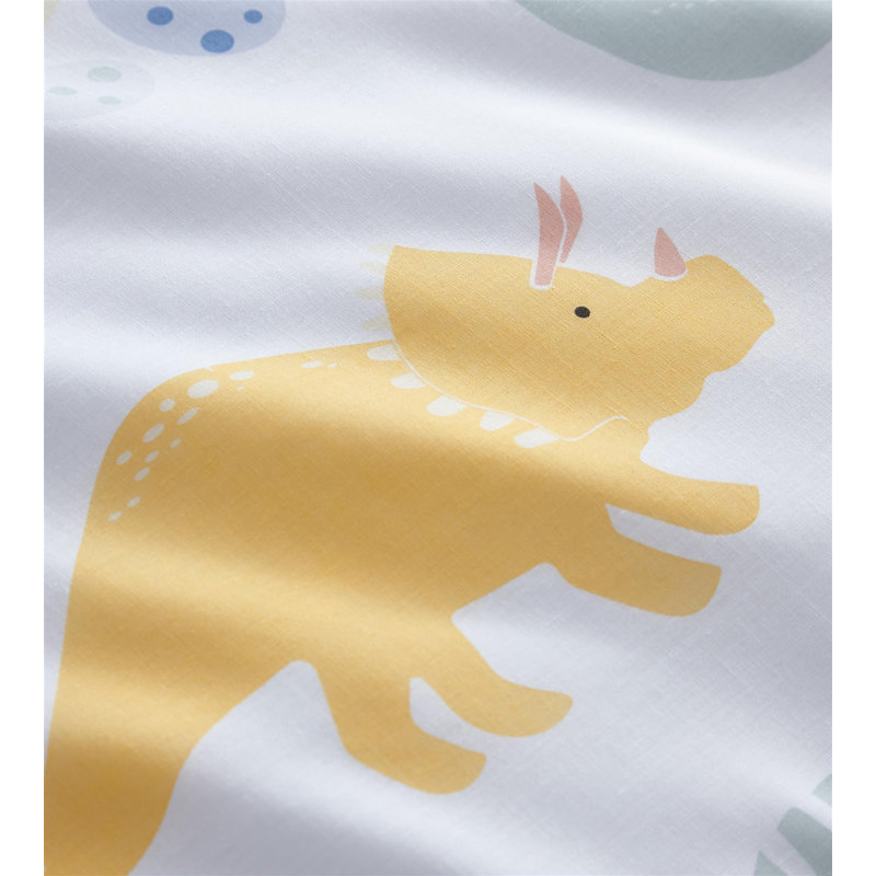 No Pattern Duvet Cover Set with Pillowcases, Double - 2 Standard Pillowcases