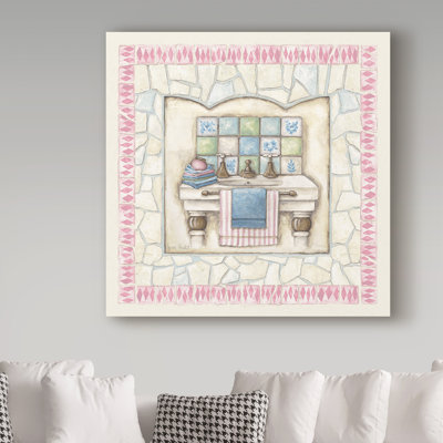 «Bath A» par Lisa Audit - impression sur toile tendue