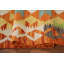 Tapis décoratif multicolore kilim 3 x 5
