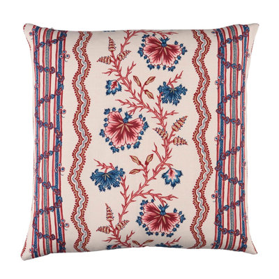 Parvati Floral Stripe Pillow