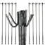 Y&M Living Black Steel Line Post
