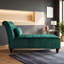 28.5 " Velvet Sofa & Chaise
