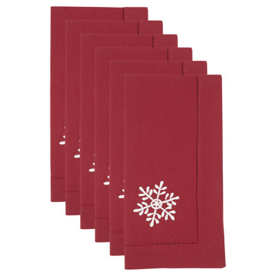 Ensemble de 6 serviettes de table Embr'D