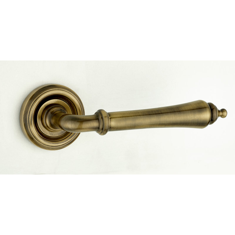 Camille Olympia Door Handle, Antique Bronze