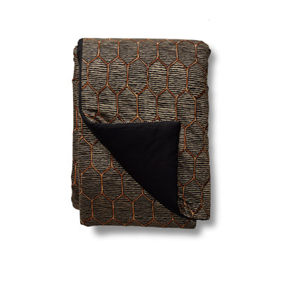 The Met x Ann Gish Inro Embroidered Throw Blanket