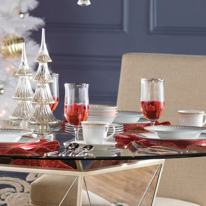 10 pièces de 16 oz. Deleo Ensemble de verres à boire, Argent