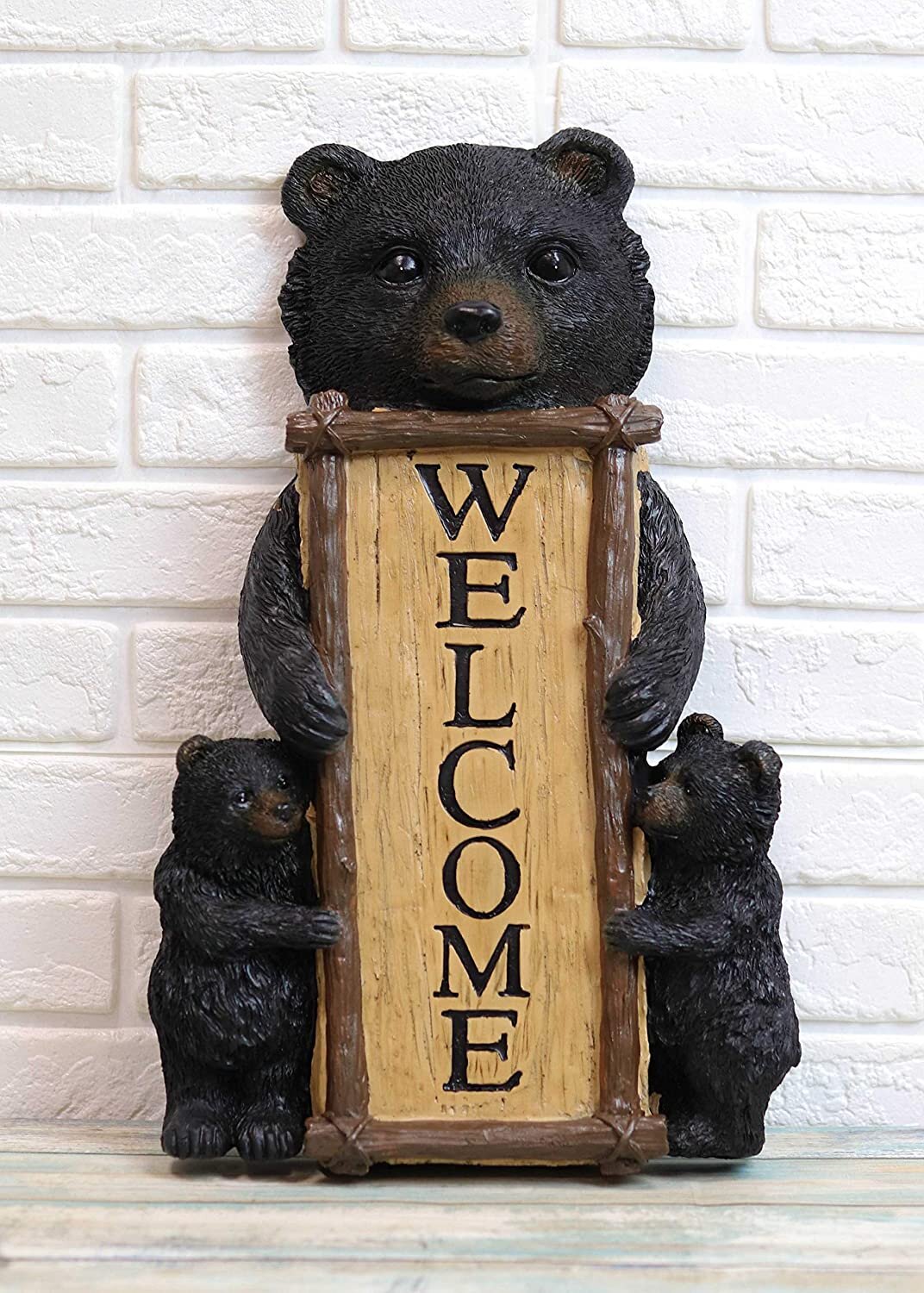 Mama Bear with Cub - Metal Wall Art