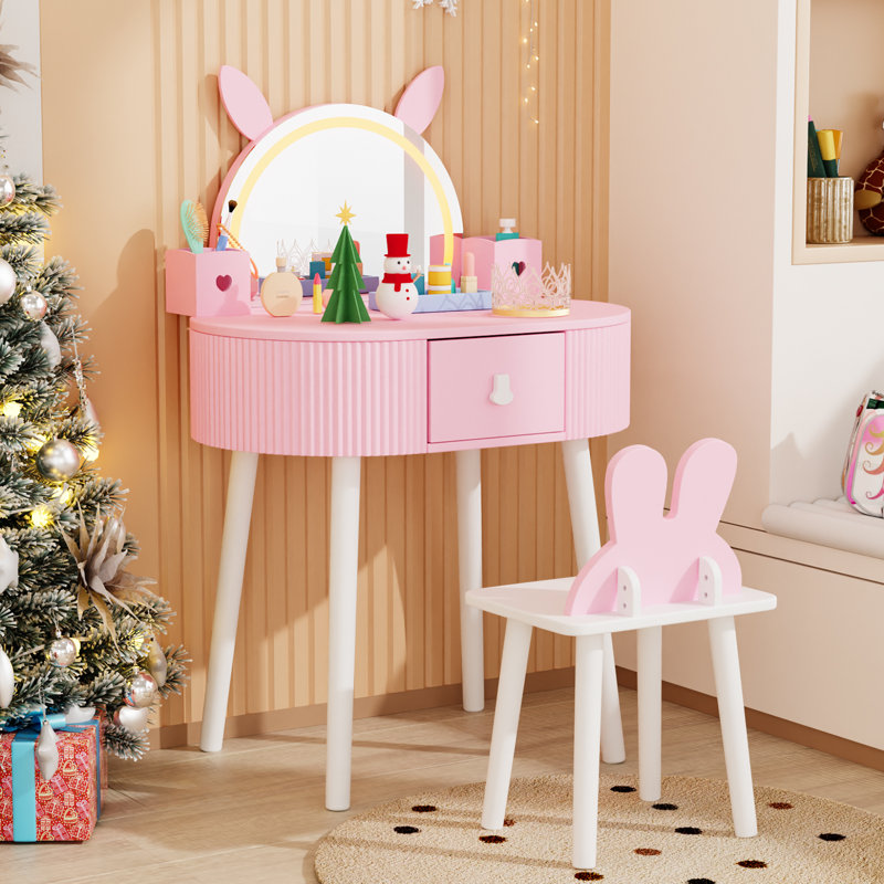 Ensemble de meuble-lavabo pour enfant 24 po, Rose