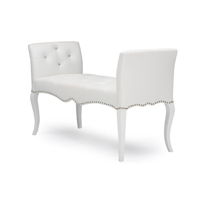 Banc en similicuir Alvaro