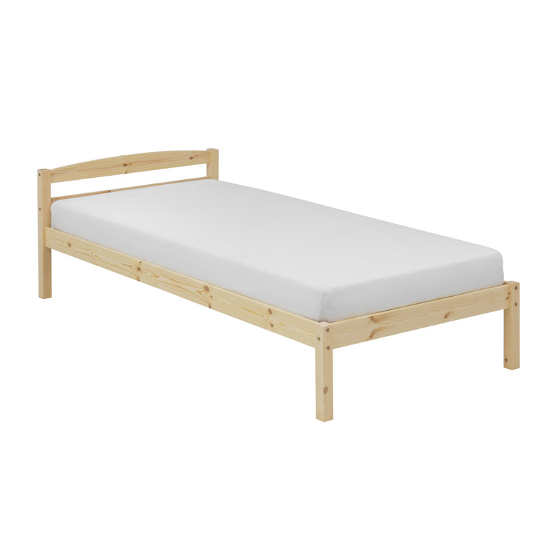 Adish EU Single - 90 X 200 Cm Solid Wood Bed, Small Double (4')