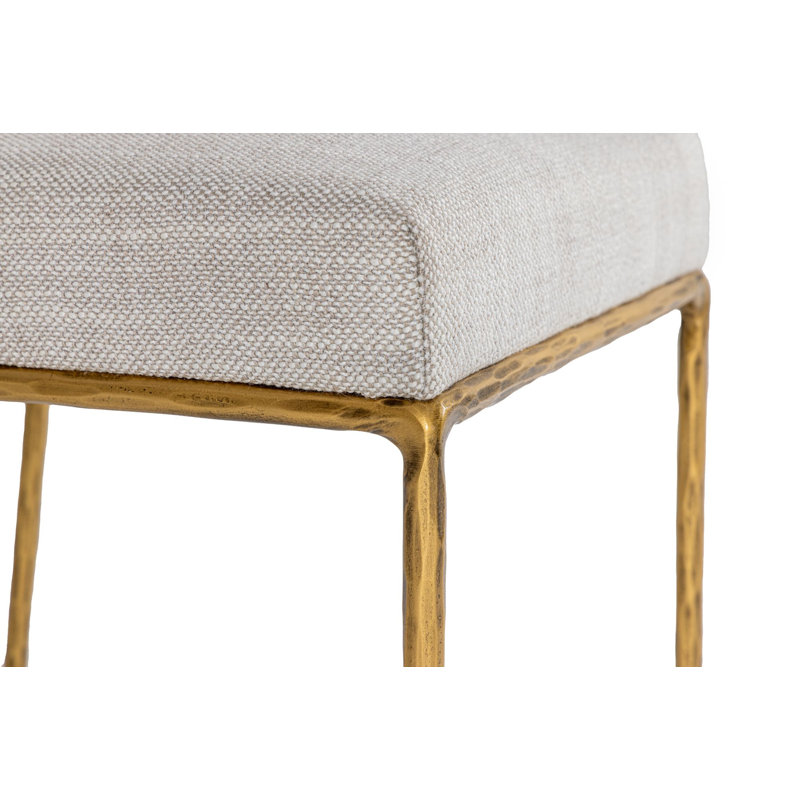 Tabouret de comptoir 26,5 po Northbrook, Blanc cassé