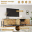 Geometric Wood TV Stand