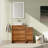 35.47'' Single Bathroom Vanity with Sintered Stone Top