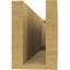 Burlington Woodgrain TimberThane Ra partier queue, brun clair apprêté-88142306