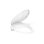 Purewash M300 Elongated Manual Bidet Toilet Seat With Chrome Handle, Non-Electric Bidet