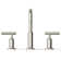 Purist® Widespread Faucet with Drain Assembly Low Lever Handles and Low Gooseneck Spout