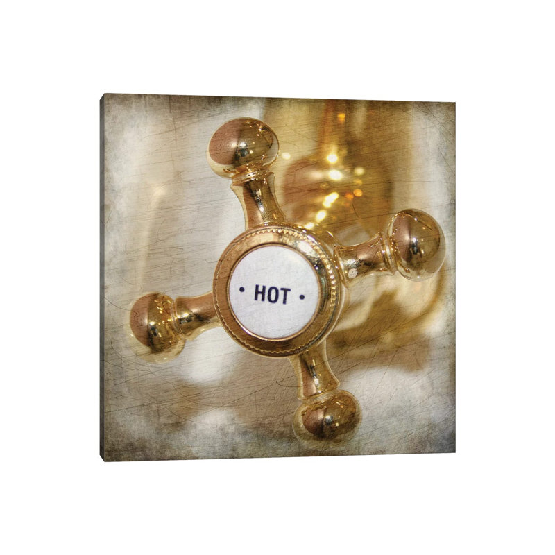 Faucet Hot by Kimberly Allen - Wrapped Canvas Print, 30.48cm H x 30.48cm W x 1.905cm D