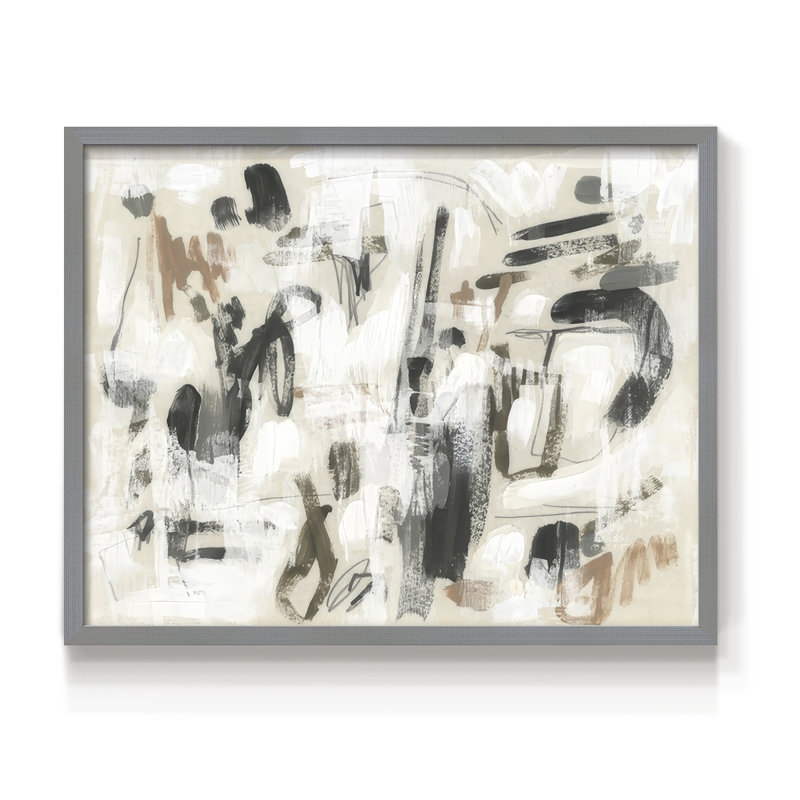 «Spinning Yarns I», reproduction encadrée, Gris, H 11 po x l 14 po