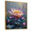 Mauve, gris, lotus, étang, Bloom II - lotus, art mural