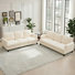 84'' Linen Upholstered 3-Seater Sofa Set of 2