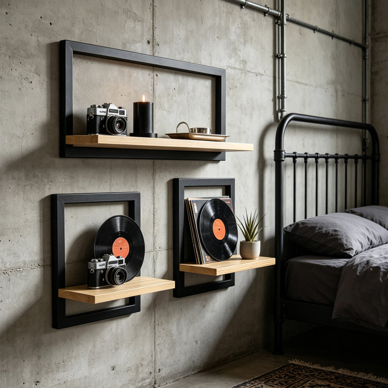 Solid Wood Floating Shelf